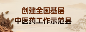 創建全國基層中醫藥工作示范縣